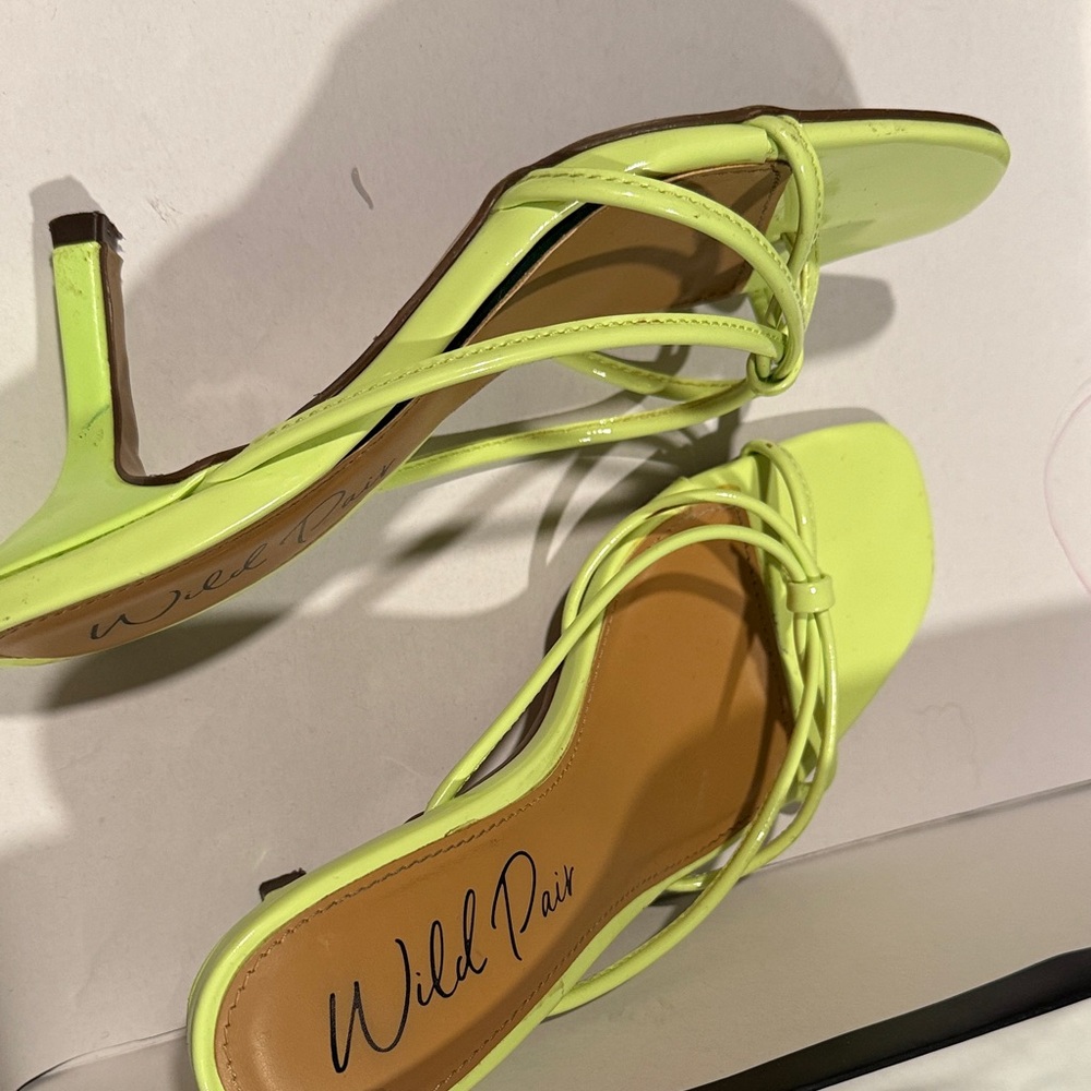 Wild Pair Bright Yellow Women's Sandals - Picture 7 of 7